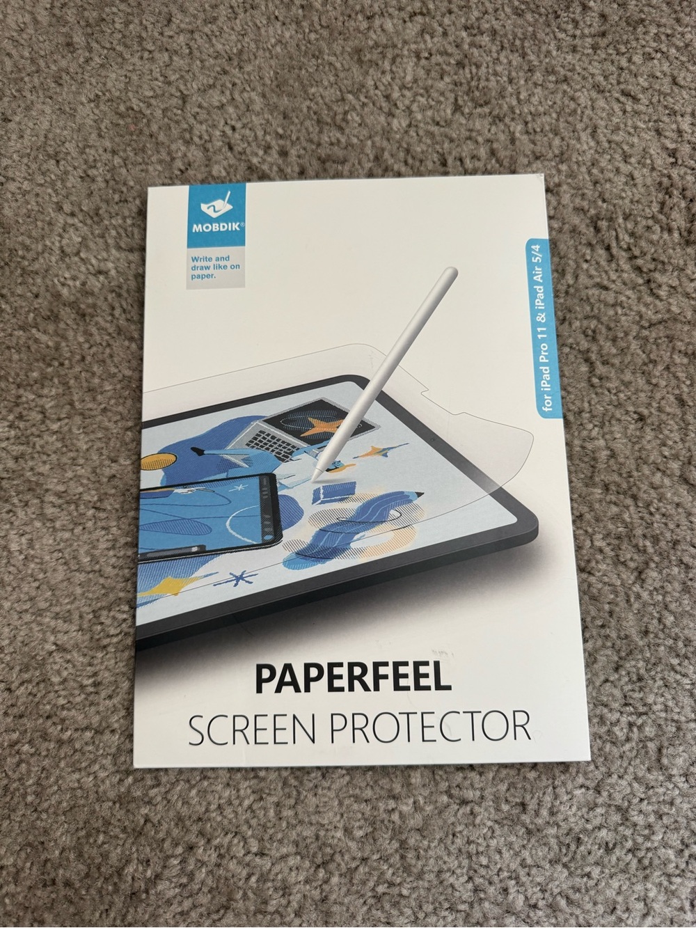 PaperFeel Screen Protector for iPad – White